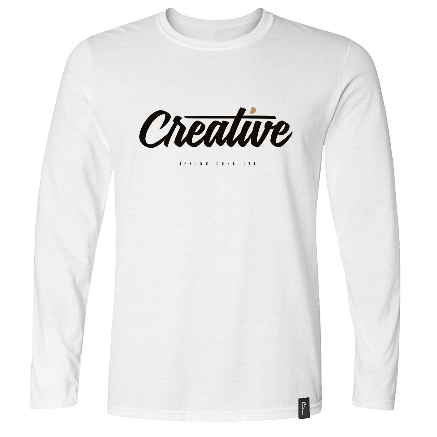 F*King Creative Script Long Sleeve T-Shirt
