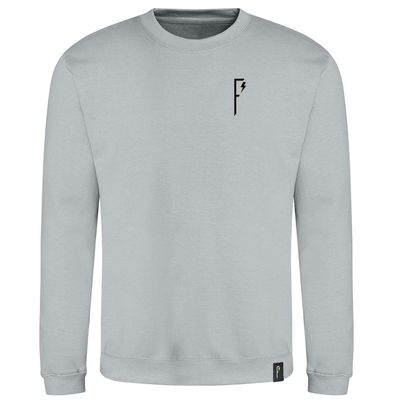 F*King Creative Icon DS Sweatshirt in Heather Grey