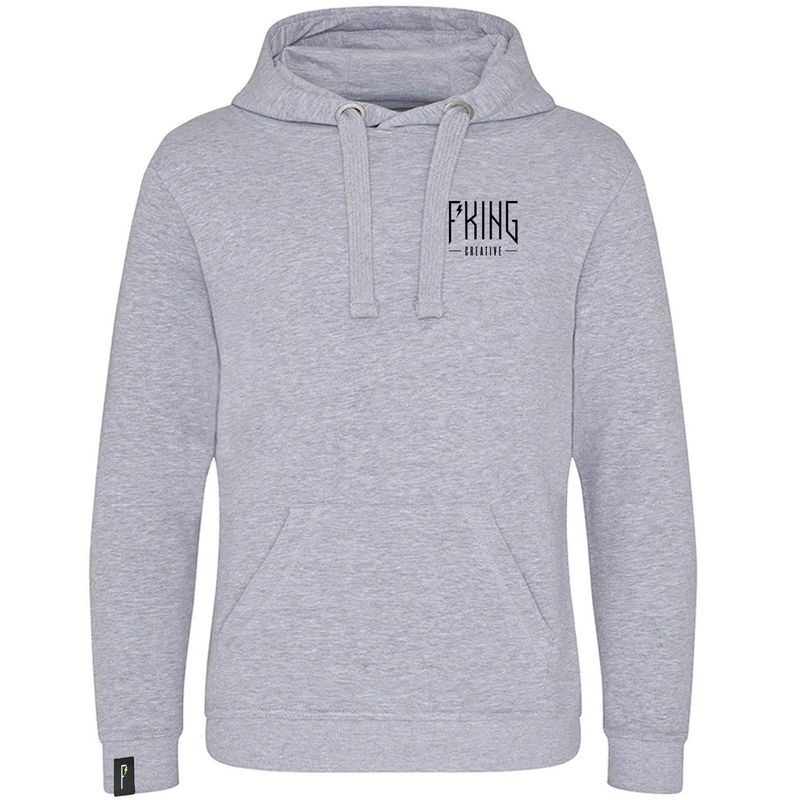 F*King Creative Original Logo Hoody - Heather Grey F*King Creative Original Logo Hoody - Heather Grey