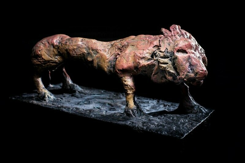 Markus Lüpertz | Bronze-Skulptur Löwe