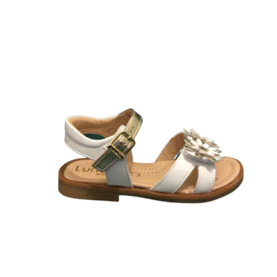 lunella sandalen meisjes bianco + platino