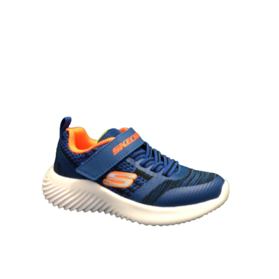 Skechers jongensschoenen vrije tijd blue + orange