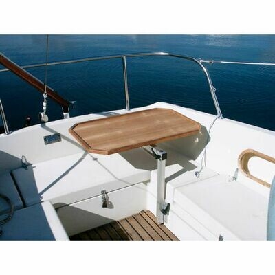 Tafelpoot incl, blad 70x42 cm,