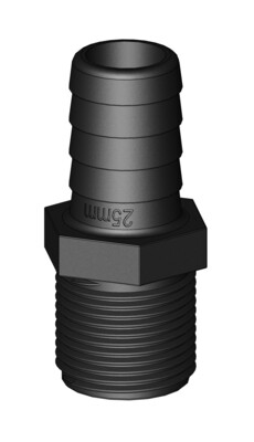 Trudesign Tule 25mm 1” BSP buitendraad