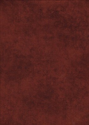 Patchwork stof, gemarmerd, rood/bruin