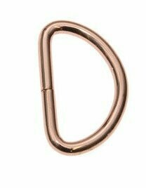 D-ring Rose-goudkleurig 25 mm