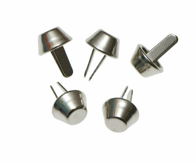 Metalen tasvoetje zilverkleurig 10 mm