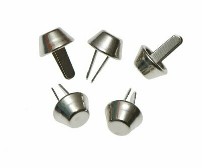 Metalen tasvoetje zilverkleurig 10 mm