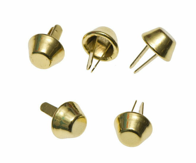 Metalen tasvoetje goudkleurig 10 mm