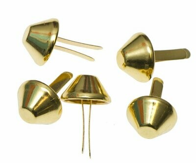 Metalen tasvoetje goudkleurig 15 mm