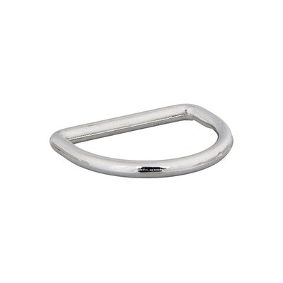 D-ring zilverkleurig 25 mm