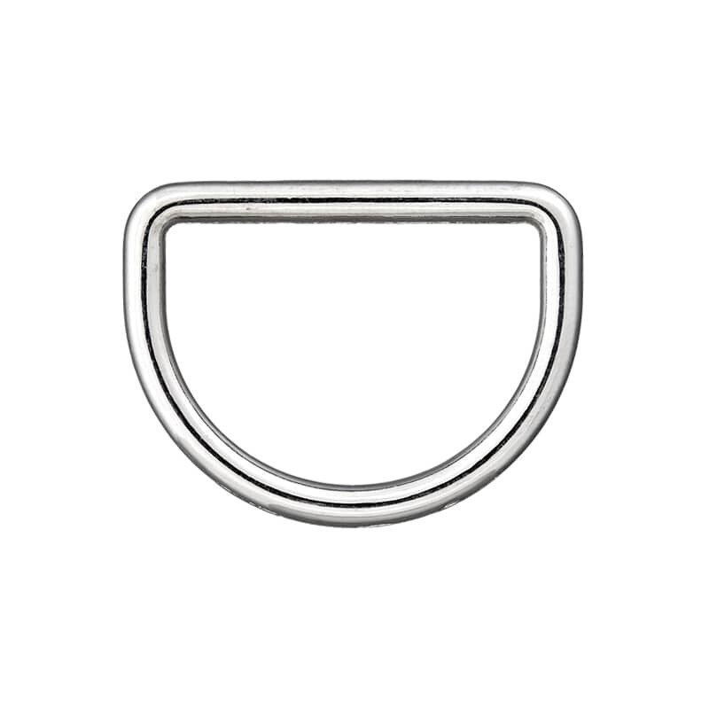 D-ring zilverkleurig 25 mm