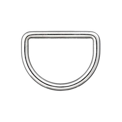 D-ring zilverkleurig 25 mm