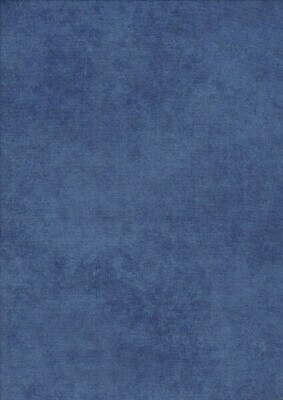 Patchwork stof, gemarmerd, blauw