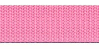 Tassenband roze 25 mm