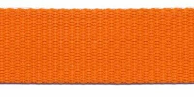 Tassenband oranje 25 mm