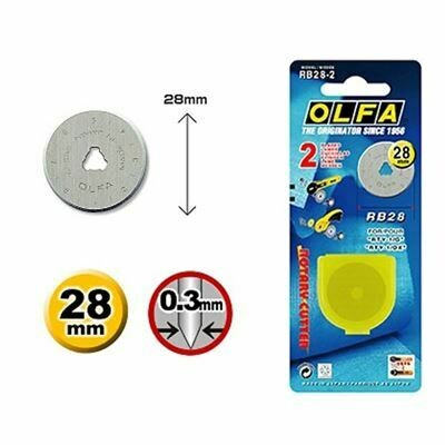 Olfa reservemes 28 mm (2 st.)