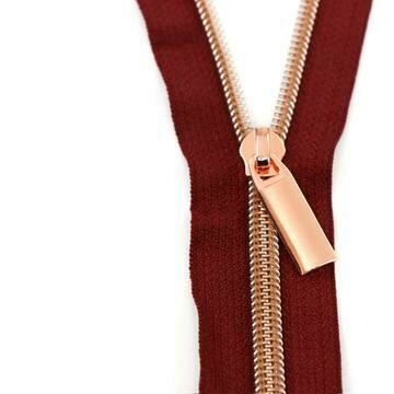 Spiraalrits op rol Burgundy/Rose Gold (excl. trekker)