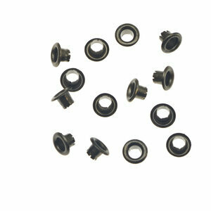 Nestelringen 4 mm oud zilverkleurig staal