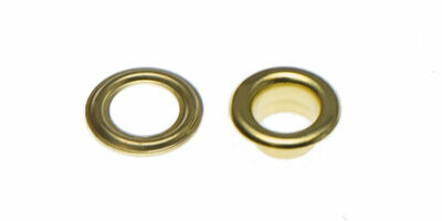 Nestelringen 5mm goudkleurig staal (set)