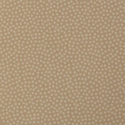 Katoenen stof, beige met stipjes