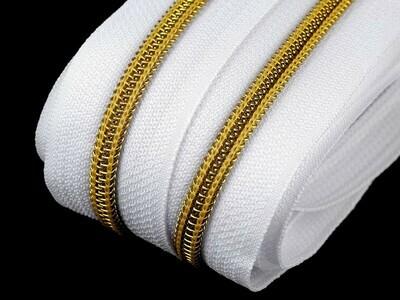 Spiraalrits op rol White/Gold (excl. trekker)