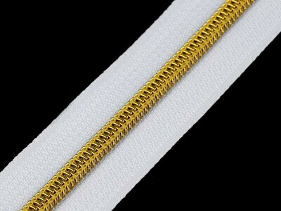 Spiraalrits op rol White/Gold (excl. trekker)