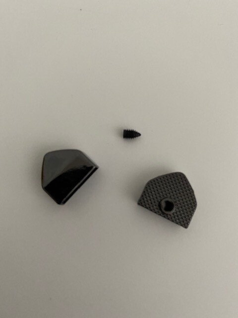 Rits-einde met punt Gunmetal