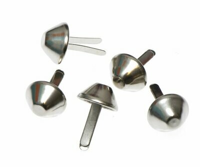 Metalen tasvoetje zilverkleurig 15 mm