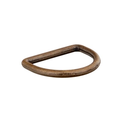 D-ring licht-bronskleurig 25 mm