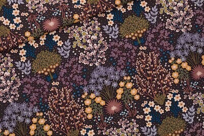 Canvas Cotton Gabardine Twill - Florarium Zoethoutgrijs
