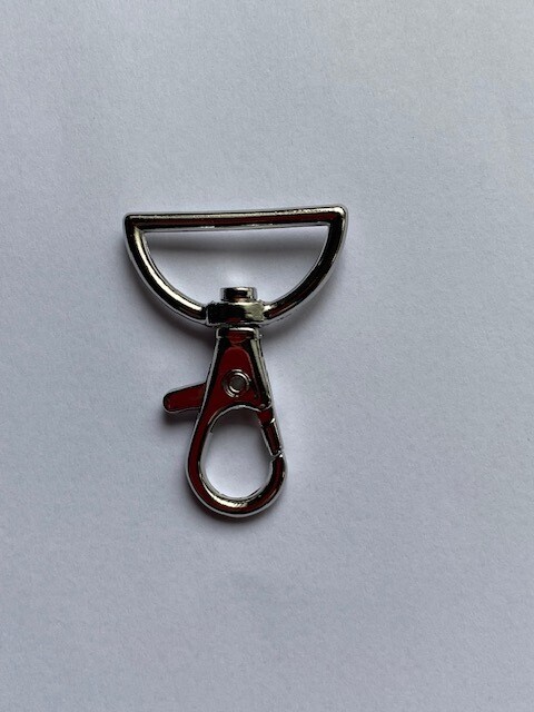 Musketon zilver 25 mm