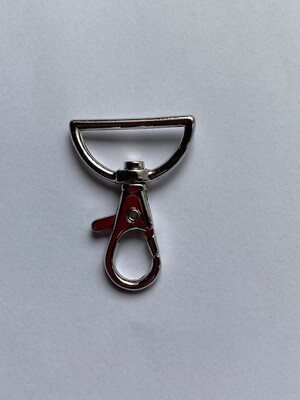 Musketon zilver 25 mm