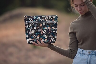 Canvas Cotton Gabardine Twill - Flower Harvest