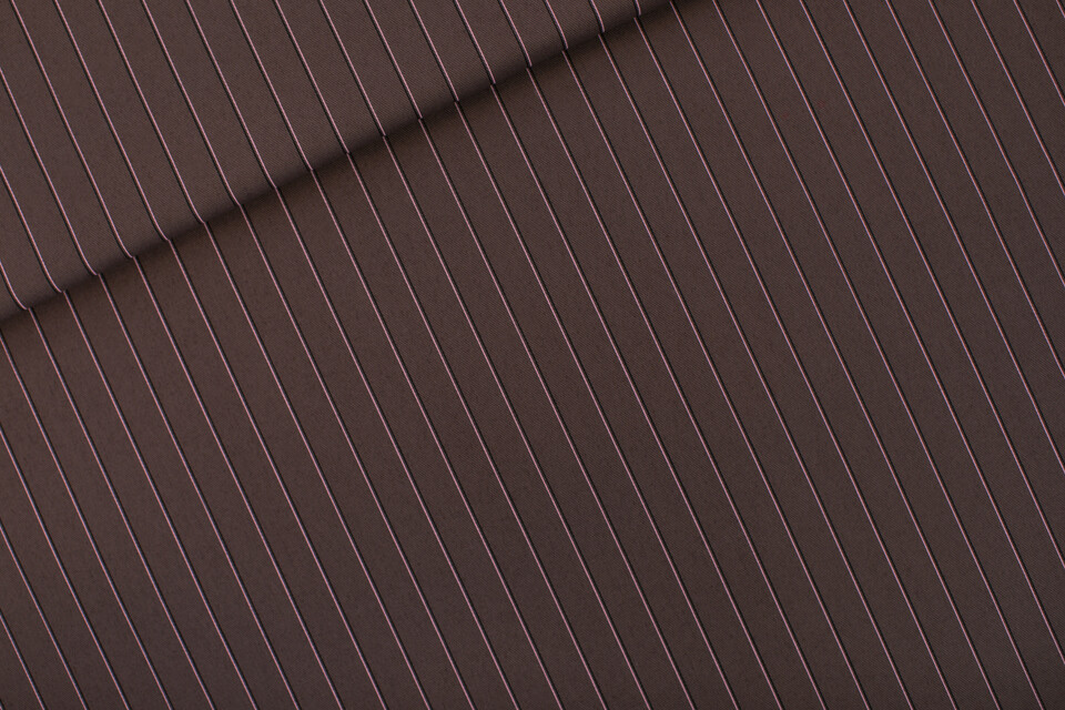Canvas Cotton Gabardine Twill - Lines 2N Rozijnpaars