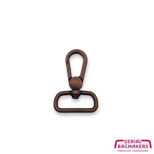 Musketon antiek koperkleurig 25 mm