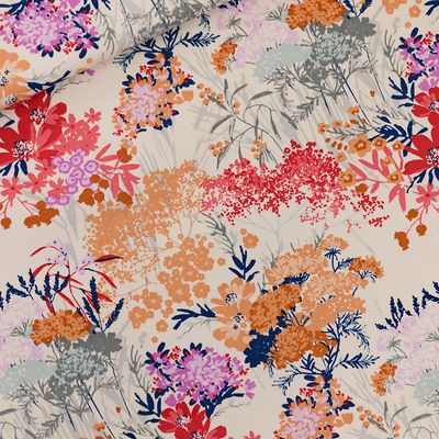 Canvas Cotton Gabardine Twill - Wild Flowers - Wolkwit