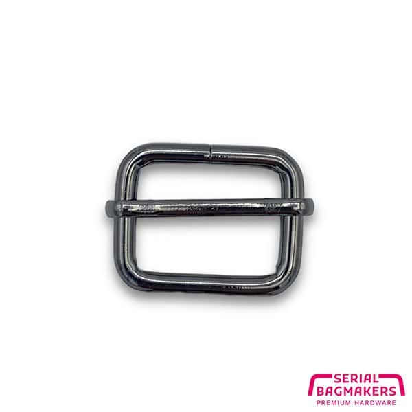 Schuifgesp met los tussenstuk gunmetal 25 mm