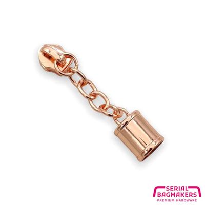Ritstrekker voor tassel (kwastje) Rose gold