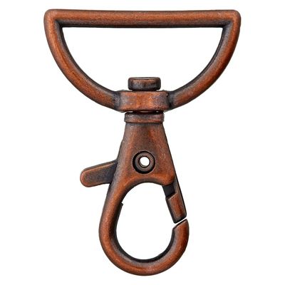 Musketon koperkleurig 25 mm