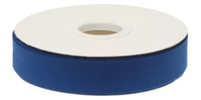 Biaisband gevouwen kobaltblauw 20 mm