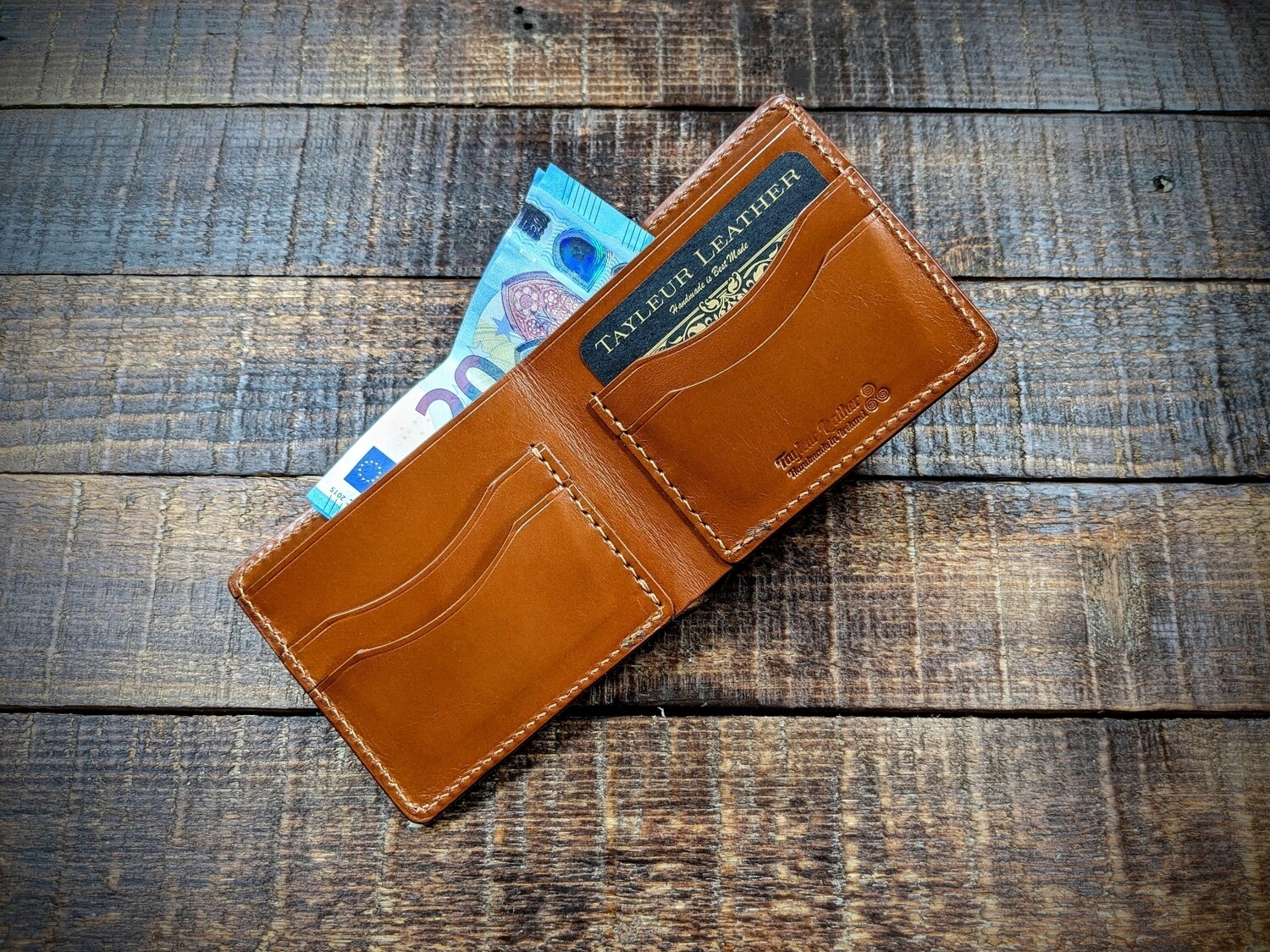 Large Bifold Wallet (Med Tan)