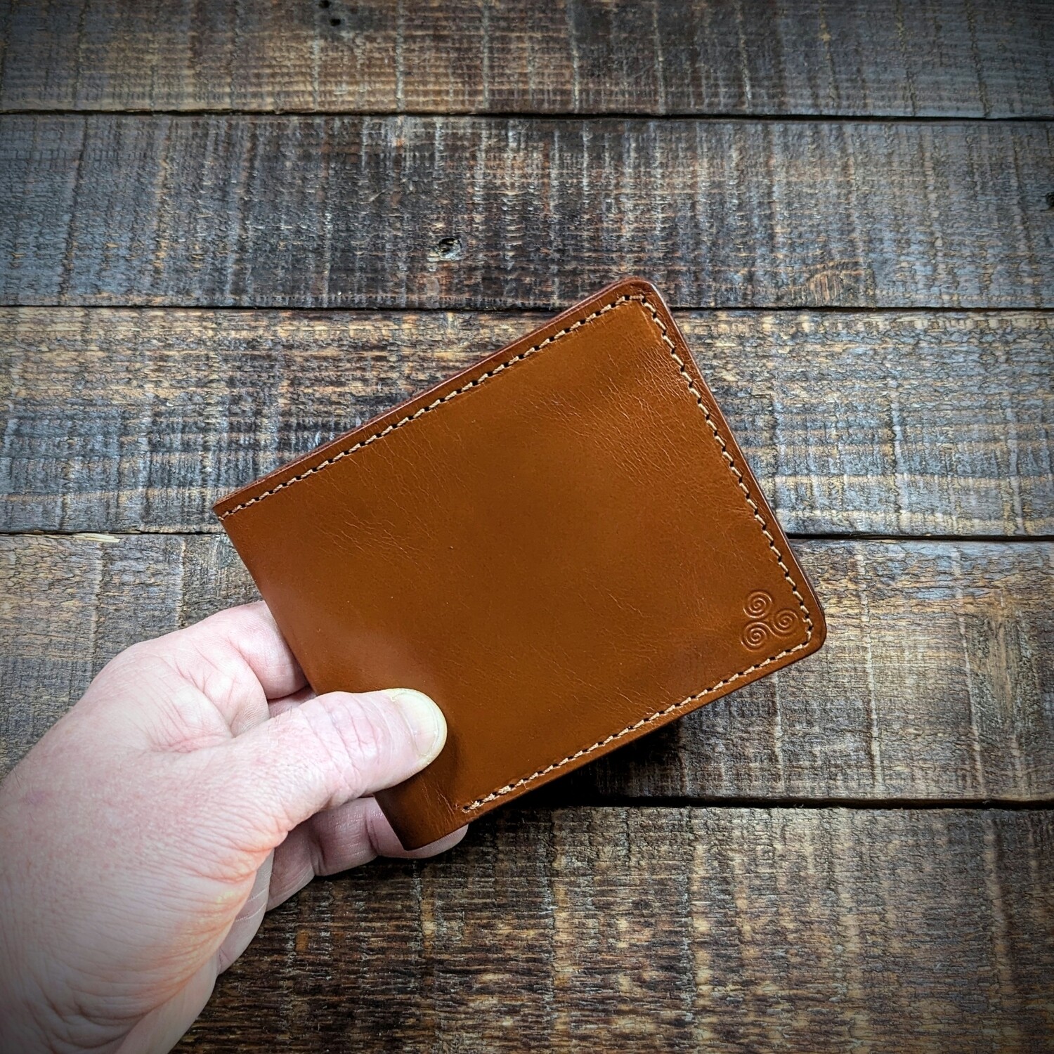 Large Bifold Wallet (Med Tan)