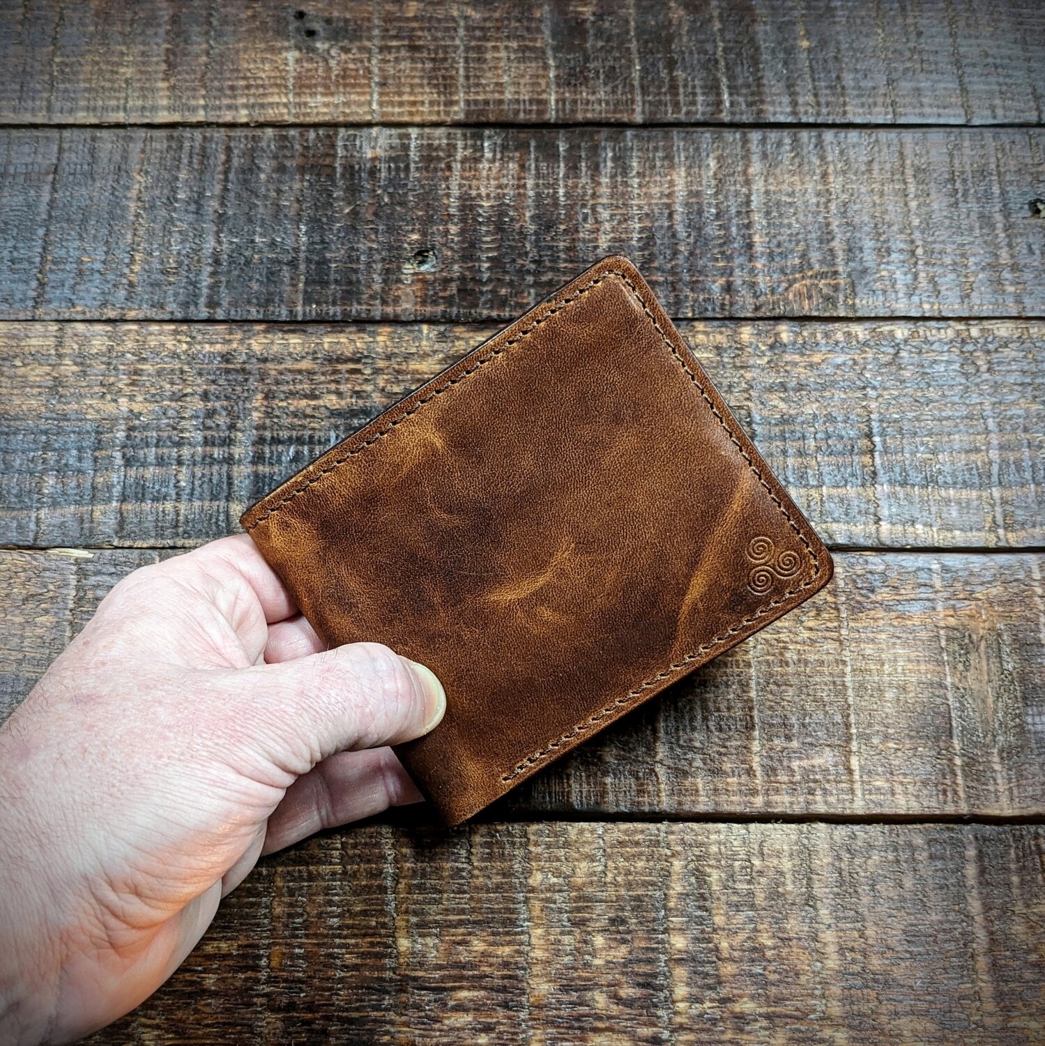Large Bifold Wallet (Vintage Brown)