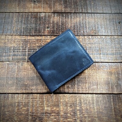 Large Bifold Wallet (Vintage Blue)