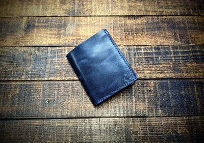 Medium Bifold Wallet (Vintage Blue)