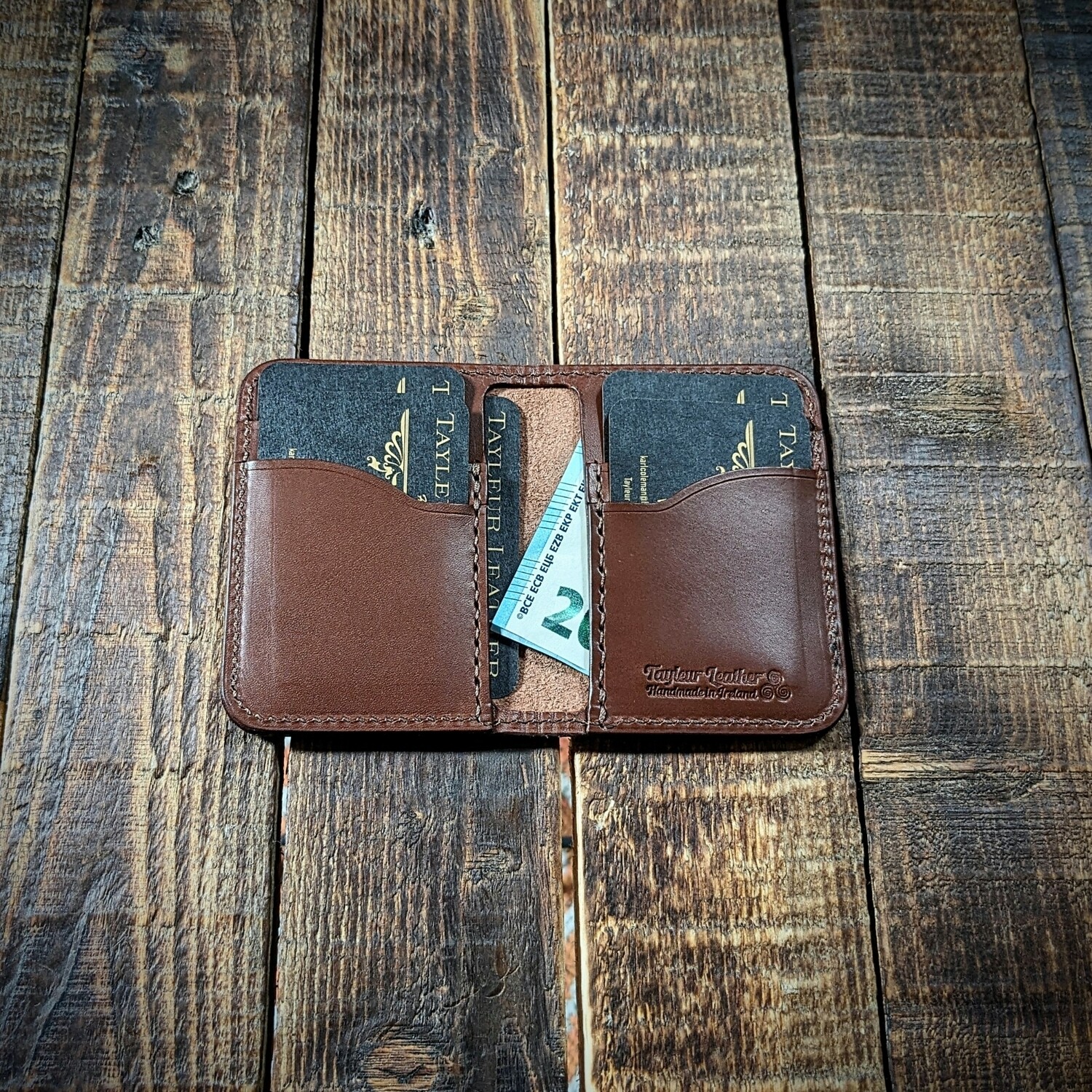 Folded Minimalist Wallet (Brown)