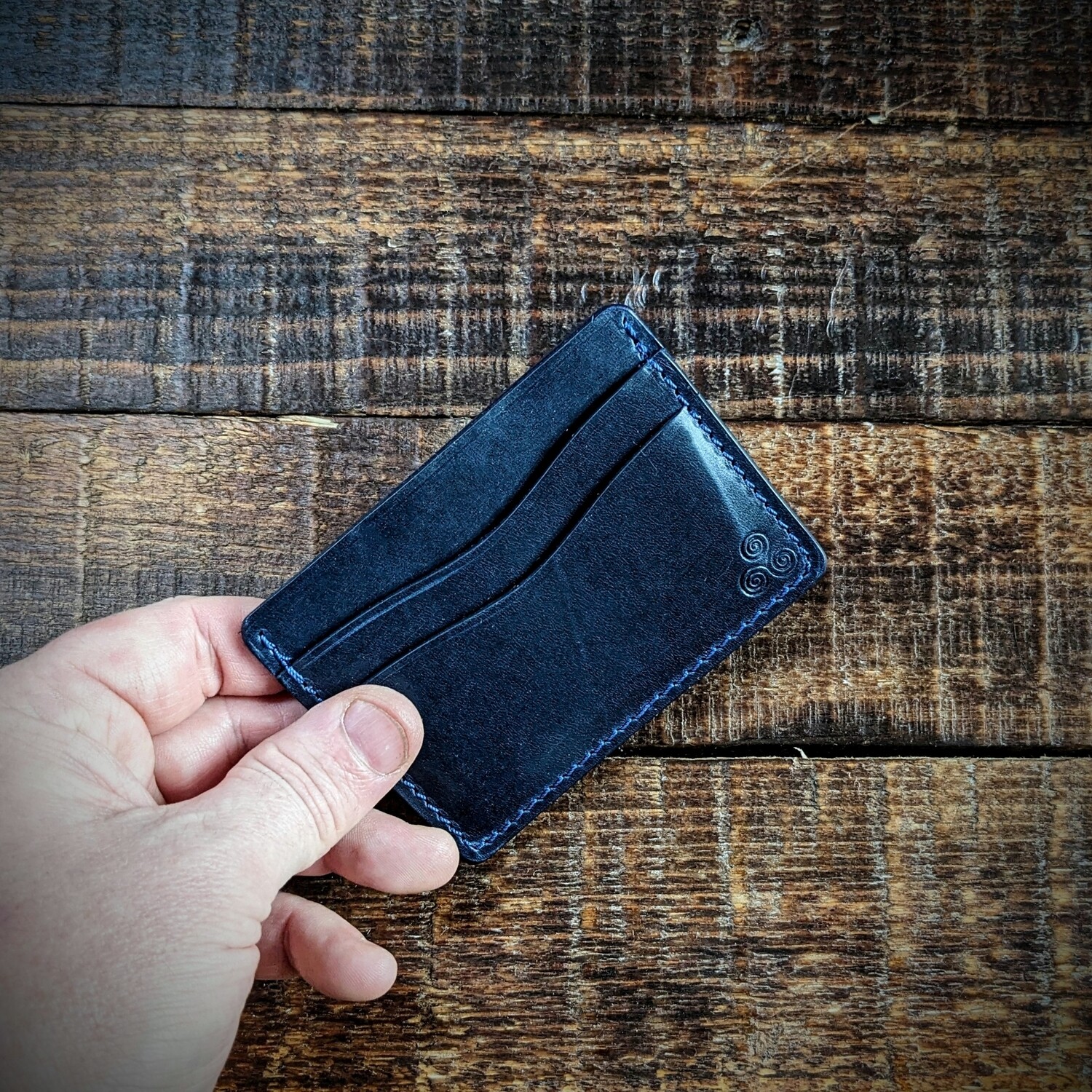 Three-Pocket Minimalist Wallet (Blue)