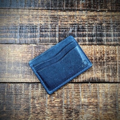 Three-Pocket Minimalist Wallet (Blue)