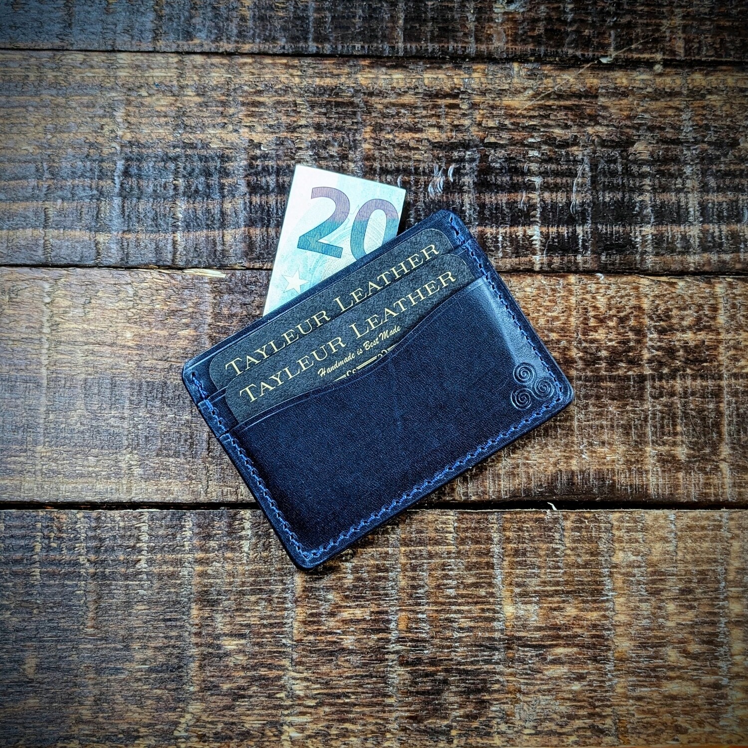 Three-Pocket Minimalist Wallet (Blue)